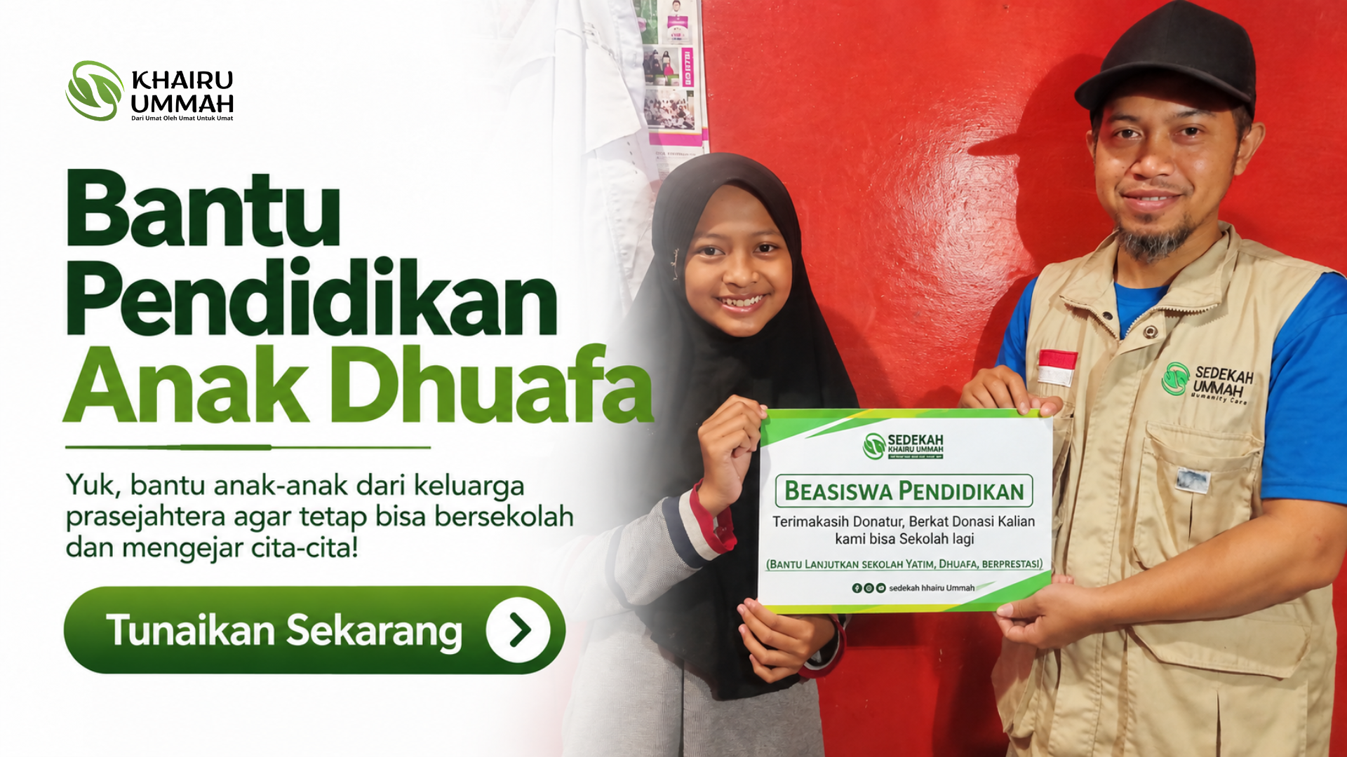 Program Bantu Anak Dhuafa Tetap Sekolah