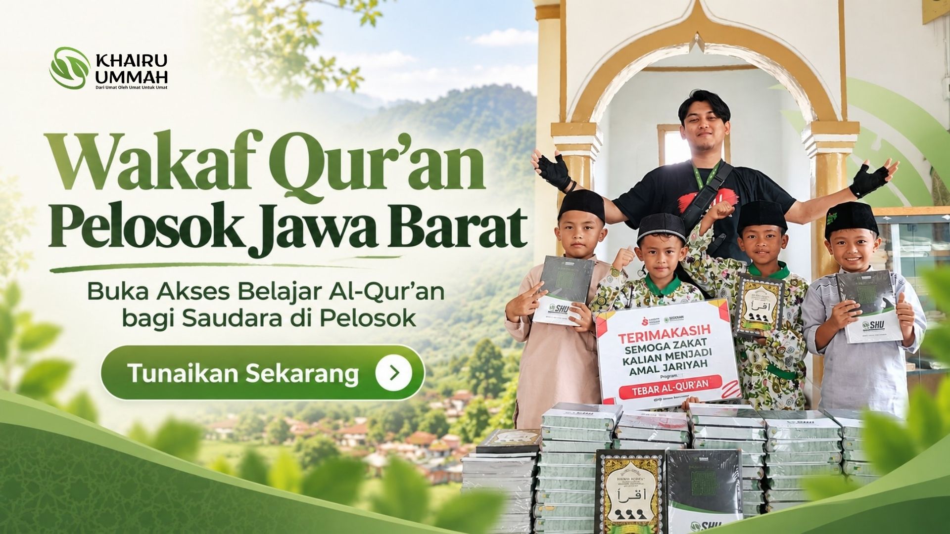 Program Wakaf Al-Qur'an Pelosok Jawa Barat