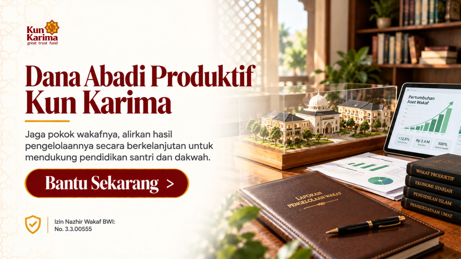 Menjaga Pokok Mengalirkan Manfaat: Skema Dana Abadi Wakaf Uang Pendidikan Kun Karima