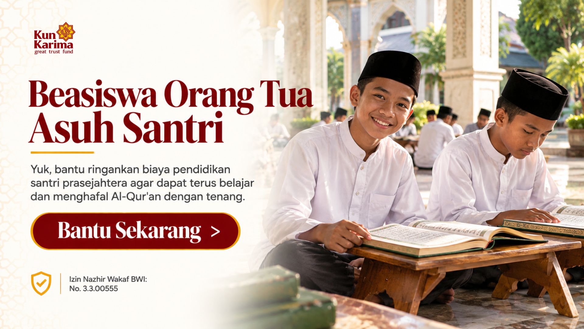 Menjaga Api Asa Santri Dhuafa: Program Orang Tua Asuh Pendidikan Yayasan Kun Karima