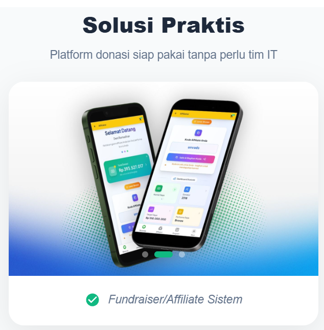 Sistem Relawan & Fundraiser